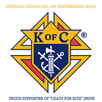 The logo for the Knights of Columbus.