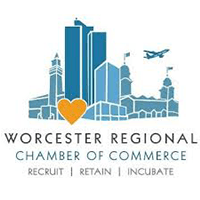 The logo for the Worcester Regional Chamber of Commerce.